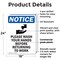 Signmission Safety Culture Sign, 18 in Width, Plastic, Rectangle OS-2PACK-NS-P-1824-V-17648 - alternate 5
